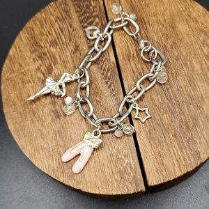 B2029 Ballet Charm Bracelet‎ Heirloom Collectible